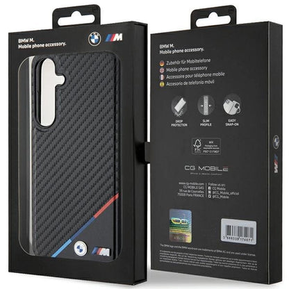 BMW BMHMS24S23PUDTK S24 S921 black/black hardcase Carbon Tricolor Line MagSafe_7