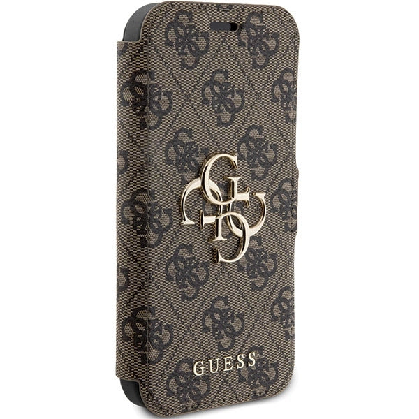 Guess 4G Metal Logo case for iPhone 15 Pro - brown_3