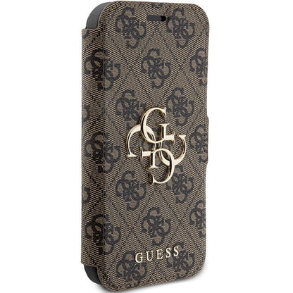 Guess 4G Metal Logo case for iPhone 15 Pro - brown_3