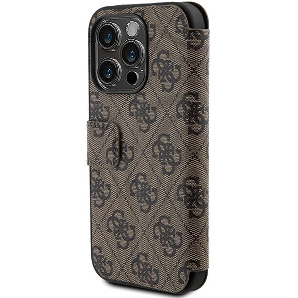 Guess 4G Metal Logo case for iPhone 15 Pro - brown_5