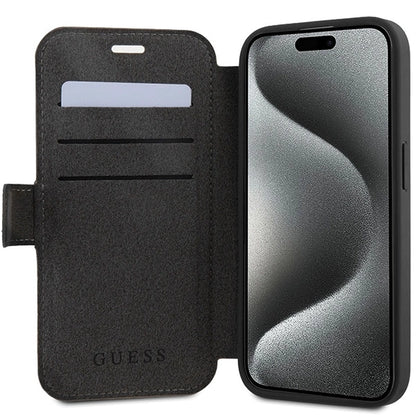 Guess 4G Metal Logo case for iPhone 15 Pro - gray_4