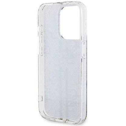 Guess IML 4G Gold Stripe case for iPhone 15 Pro - brown_6