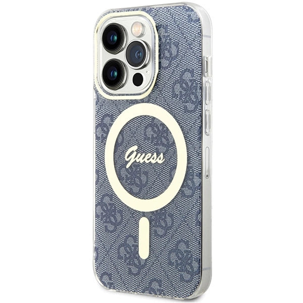 Guess IML 4G MagSafe case for iPhone 15 Pro - blue_1