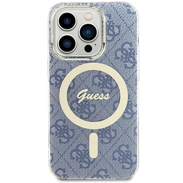 Guess IML 4G MagSafe case for iPhone 15 Pro - blue_2