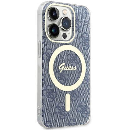 Guess IML 4G MagSafe case for iPhone 15 Pro - blue_3
