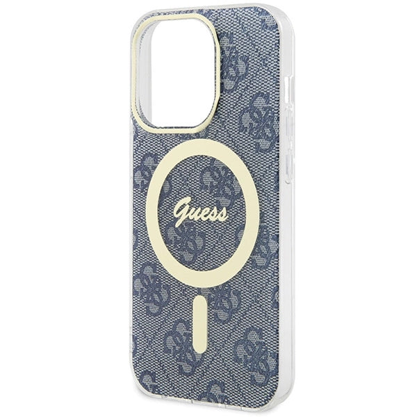 Guess IML 4G MagSafe case for iPhone 15 Pro - blue_5