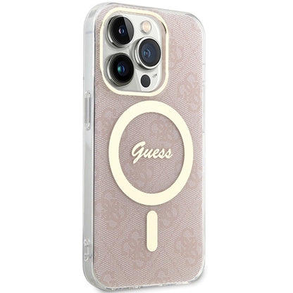 Guess IML 4G MagSafe case for iPhone 15 Pro - pink_3