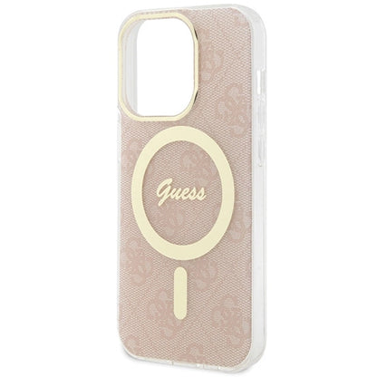 Guess IML 4G MagSafe case for iPhone 15 Pro - pink_5
