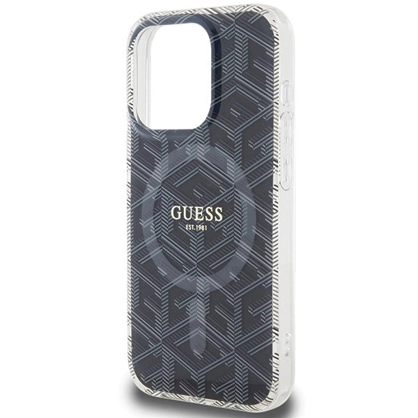 Guess IML GCube MagSafe case for iPhone 15 Pro - black_5