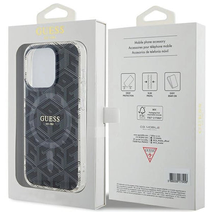 Guess IML GCube MagSafe case for iPhone 15 Pro - black_7
