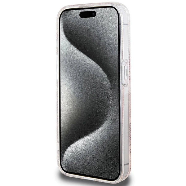 Guess IML GCube MagSafe case for iPhone 15 Pro - pink_4