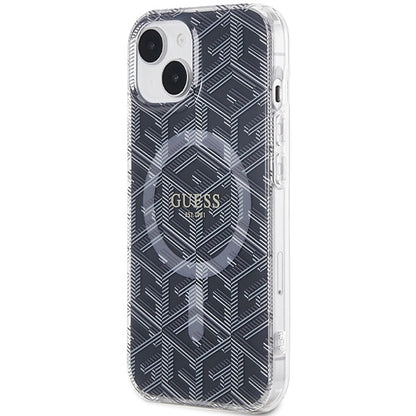 Guess IML GCube MagSafe case for iPhone 15 Plus / 14 Plus - black_1
