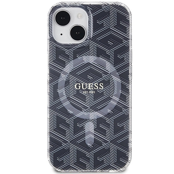 Guess IML GCube MagSafe case for iPhone 15 Plus / 14 Plus - black_2