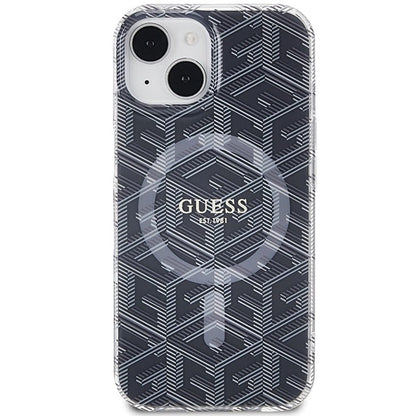 Guess IML GCube MagSafe case for iPhone 15 Plus / 14 Plus - black_2