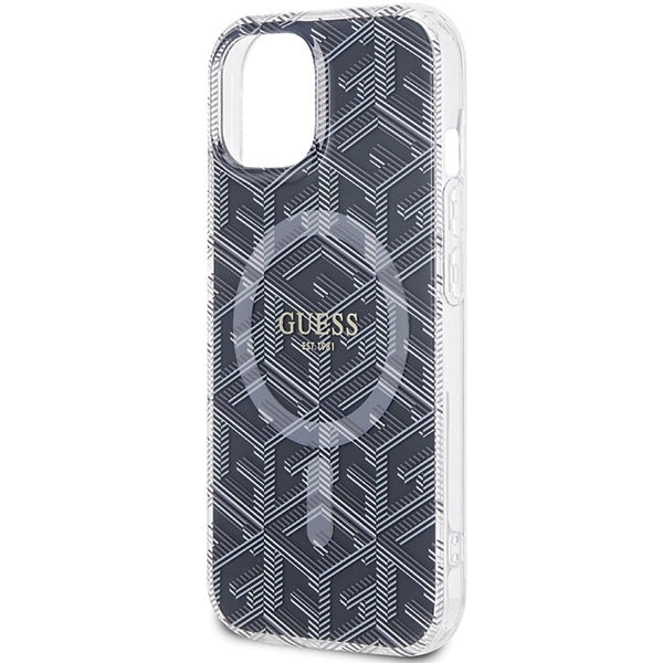 Guess IML GCube MagSafe case for iPhone 15 Plus / 14 Plus - black_5