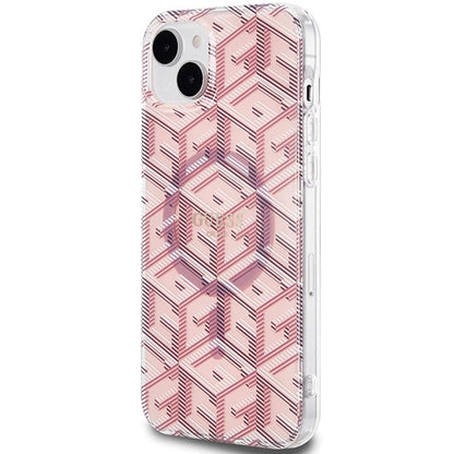 Guess IML GCube MagSafe case for iPhone 15 Plus / 14 Plus - pink_1