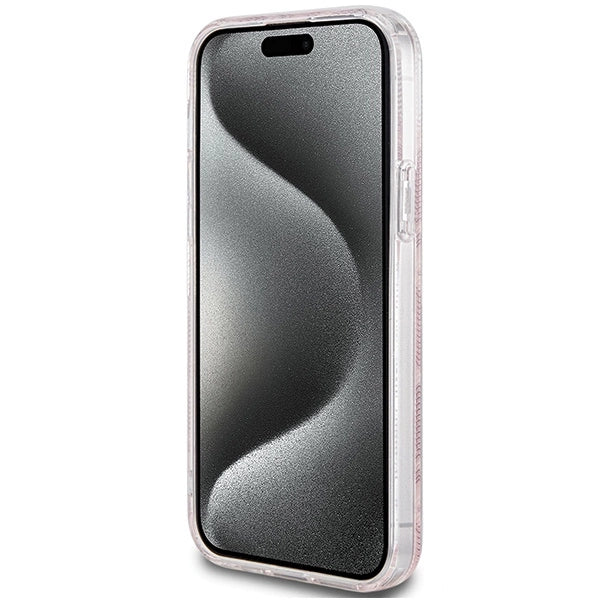 Guess IML GCube MagSafe case for iPhone 15 Plus / 14 Plus - pink_4