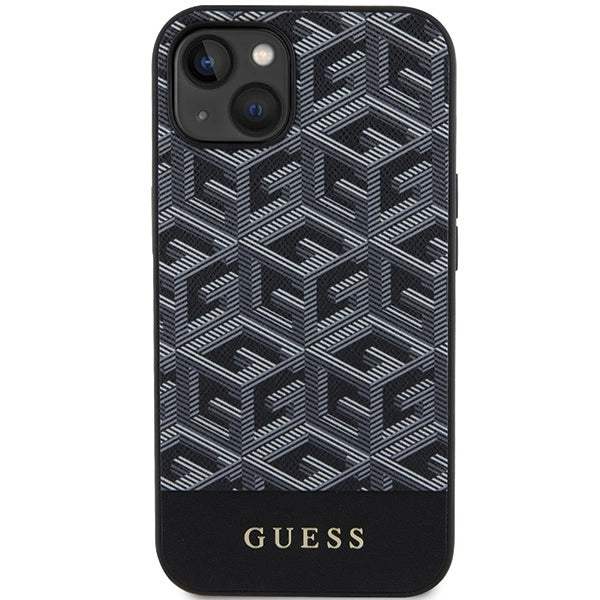 Guess GCube Stripes MagSafe case for iPhone 15 / 14 / 13 - black_2