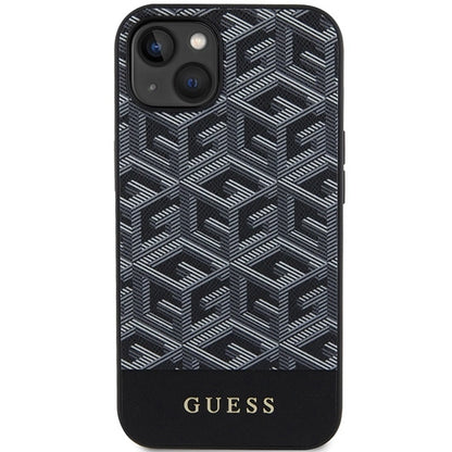 Guess GCube Stripes MagSafe case for iPhone 15 / 14 / 13 - black_2