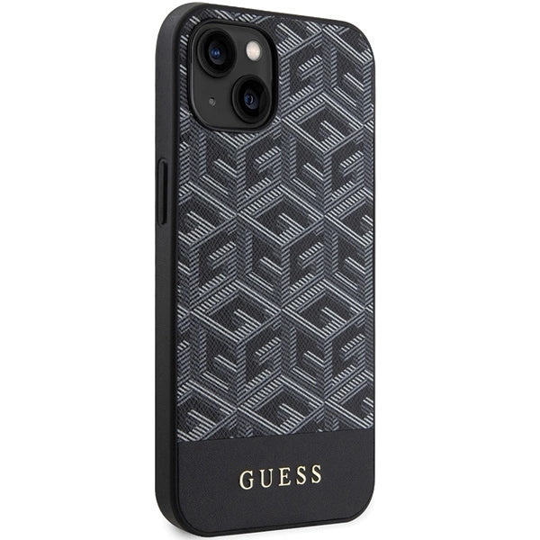 Guess GCube Stripes MagSafe case for iPhone 15 / 14 / 13 - black_3