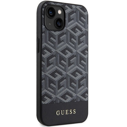 Guess GCube Stripes MagSafe case for iPhone 15 / 14 / 13 - black_3