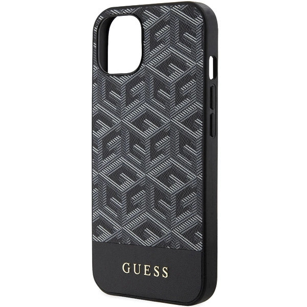 Guess GCube Stripes MagSafe case for iPhone 15 / 14 / 13 - black_5
