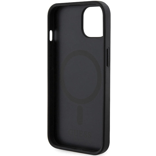 Guess GCube Stripes MagSafe case for iPhone 15 / 14 / 13 - black_6