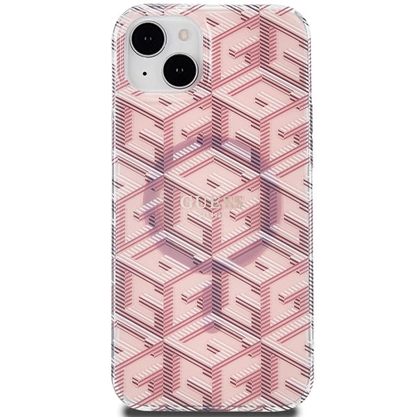Guess IML GCube MagSafe case for iPhone 15 / 14 / 13 - pink_2