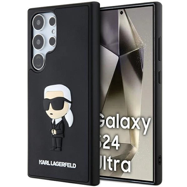 Karl Lagerfeld 3D Rubber Ikonik case for Samsung Galaxy S24 Ultra - black_0