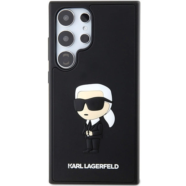 Karl Lagerfeld 3D Rubber Ikonik case for Samsung Galaxy S24 Ultra - black_2