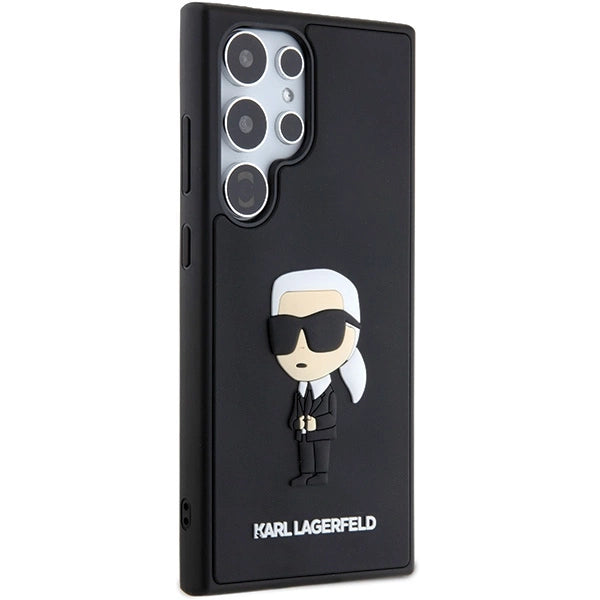 Karl Lagerfeld 3D Rubber Ikonik case for Samsung Galaxy S24 Ultra - black_3