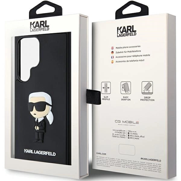 Karl Lagerfeld 3D Rubber Ikonik case for Samsung Galaxy S24 Ultra - black_7