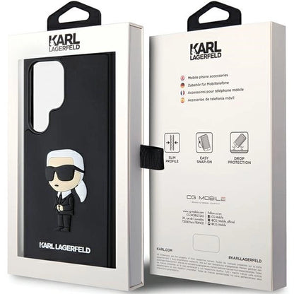 Karl Lagerfeld 3D Rubber Ikonik case for Samsung Galaxy S24 Ultra - black_7