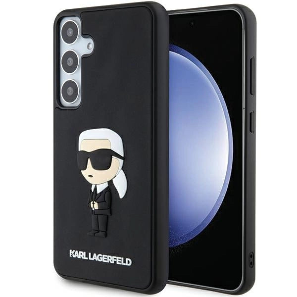 Karl Lagerfeld 3D Rubber Ikonik case for Samsung Galaxy S24+ - black_0