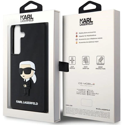 Karl Lagerfeld 3D Rubber Ikonik case for Samsung Galaxy S24+ - black_7