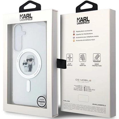Karl Lagerfeld IML Karl&amp;Choupette MagSafe case for Samsung Galaxy S24 - transparent_7