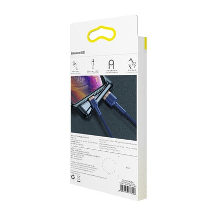 Baseus Cafule Lightning cable 2.4A 1m (Gold+Dark blue)_19