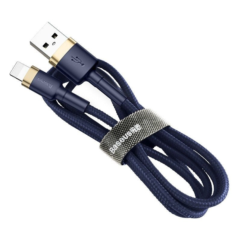 Baseus Cafule Lightning cable 2.4A 1m (Gold+Dark blue)_5