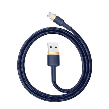 Baseus Cafule Lightning cable 1.5A 2m (Gold+Dark blue)_1