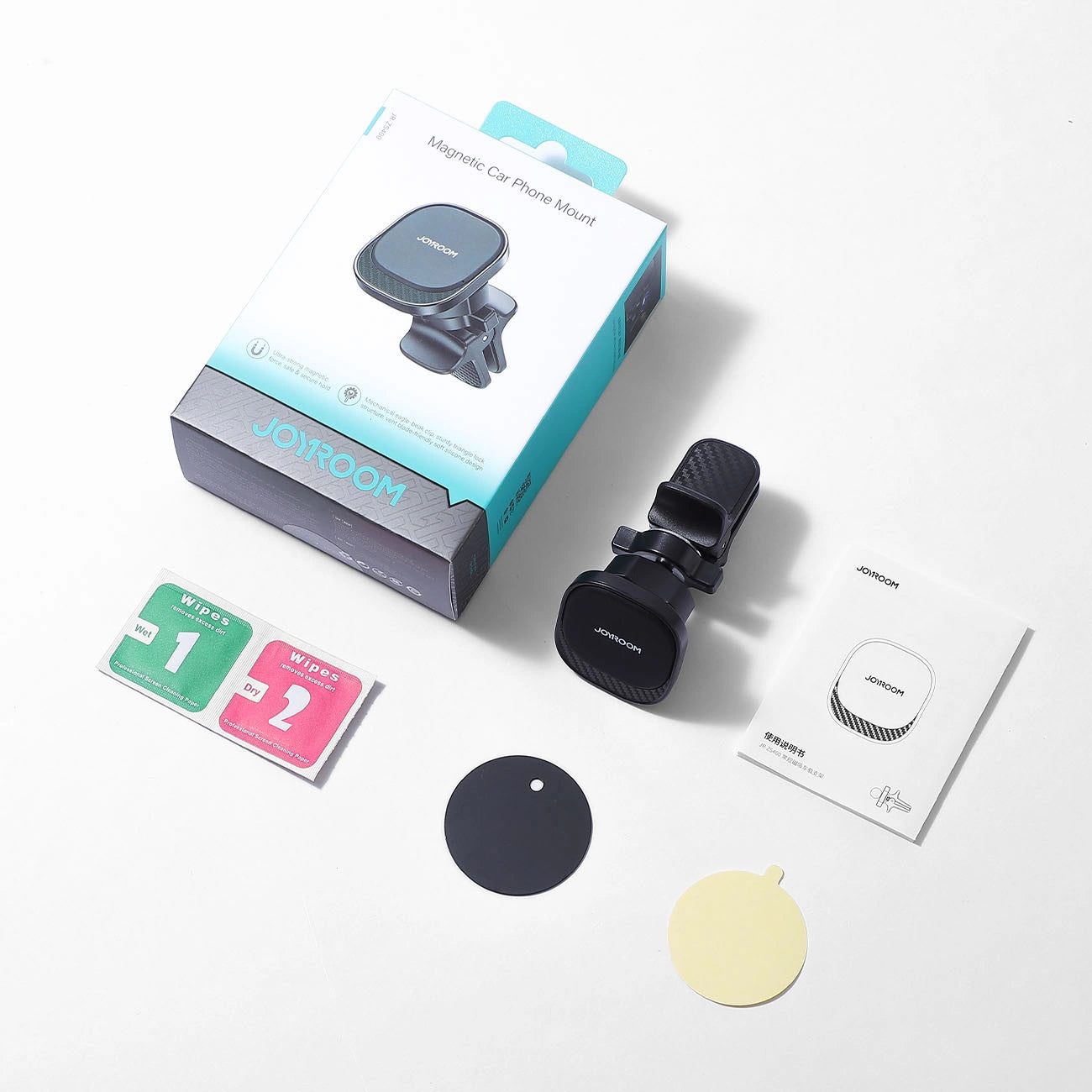 Joyroom JR-ZS400 magnetic car phone holder for air vent - black_6