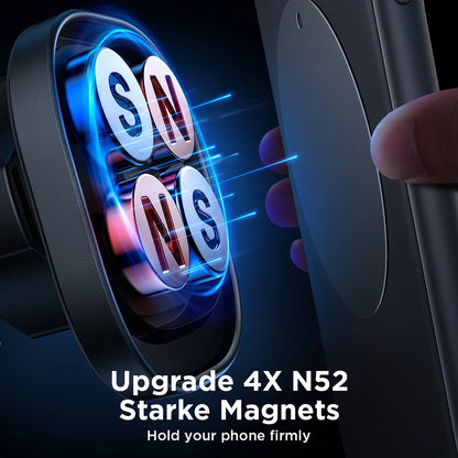 Joyroom JR-ZS400 magnetic car phone holder on the dashboard - black_8