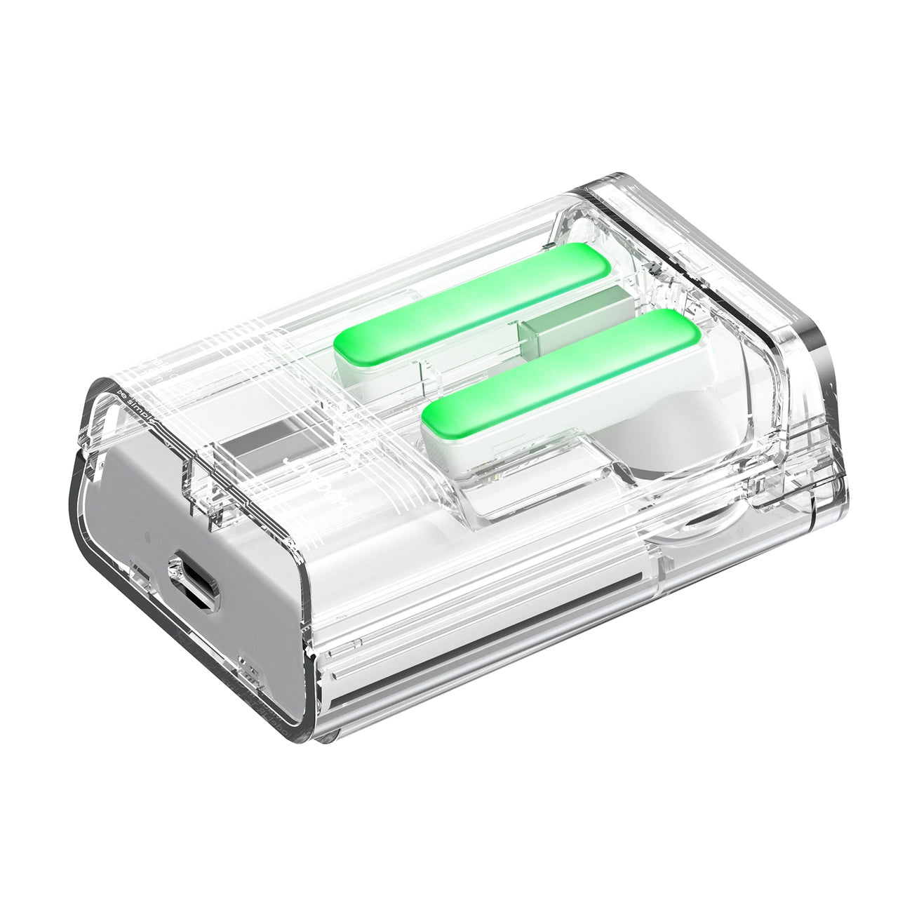 TWS Joyroom JR-TC1 IceLens Series wireless headphones with LED lights - white_3