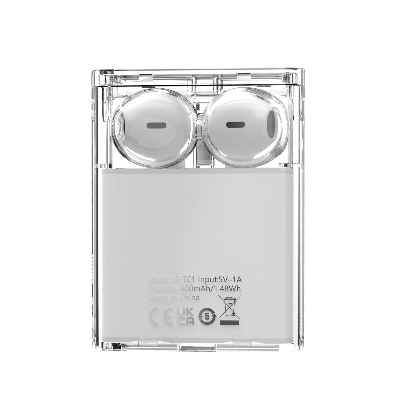 TWS Joyroom JR-TC1 IceLens Series wireless headphones with LED lights - white_5