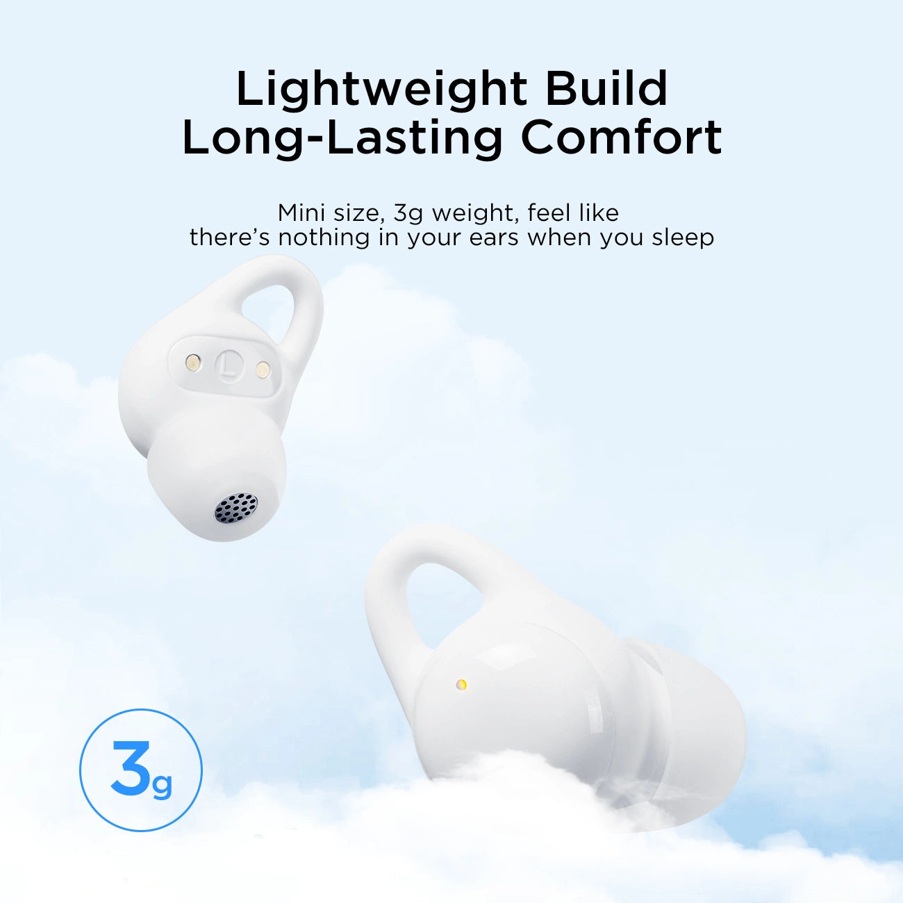 TWS Joyroom JR-TS2 Cozydots Series wireless headphones with active noise reduction, Bluetooth 5.3 - white_4