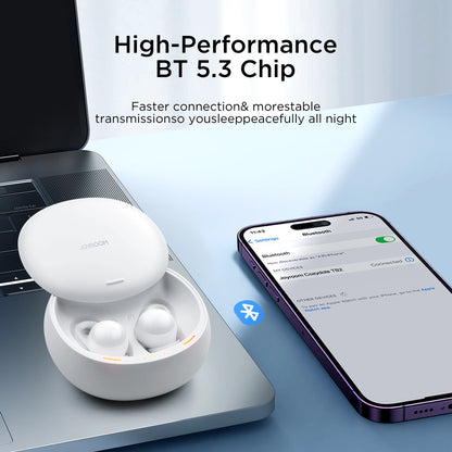 TWS Joyroom JR-TS2 Cozydots Series wireless headphones with active noise reduction, Bluetooth 5.3 - white_5