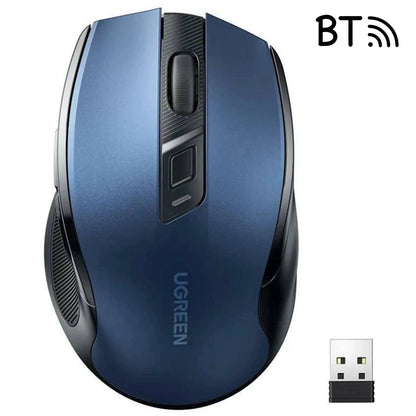 Ugreen MU006 Wireless Optical Mouse USB 2.4GHz / Bluetooth 5.0 4000 DPI - Blue_0