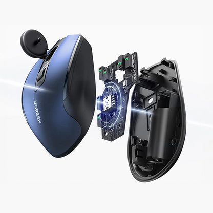 Ugreen MU006 Wireless Optical Mouse USB 2.4GHz / Bluetooth 5.0 4000 DPI - Blue_5