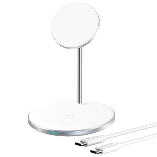 Wireless charger Choetech T581-F with stand (white)_0