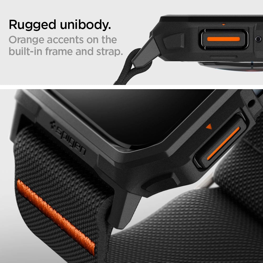 Spigen Lite Fit Pro Case with Strap for Apple Watch 4 / 5 / 6 / 7 / 8 / 9 / SE (44 / 45 mm) - Matte Black_11