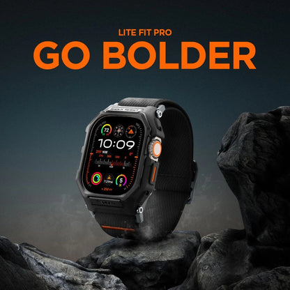 Spigen Lite Fit Pro Case with Strap for Apple Watch Ultra 1 / 2 (49mm) - Matte Black_9